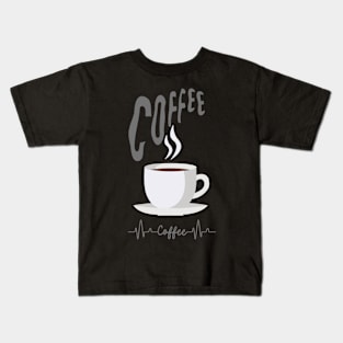 Coffee Lovers ~ Coffee artwork Kids T-Shirt